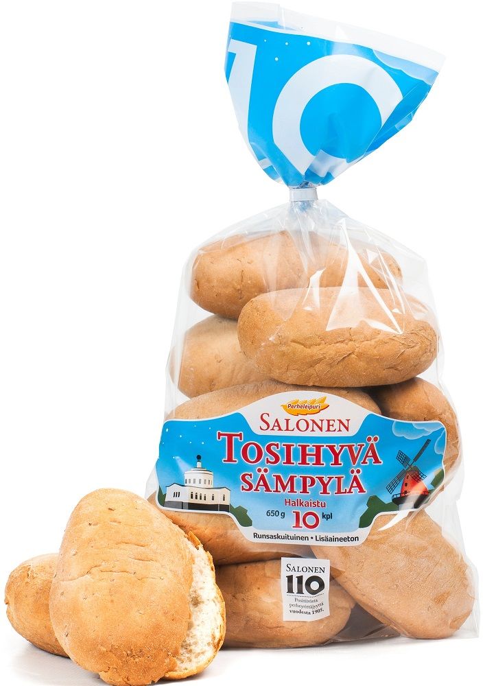 Tosihyväsämpylä Salonen 10 x 65g - Sämpylät | Kauppahalli24 BUSINESS