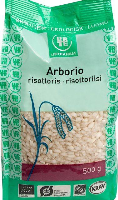 Arborio risottoriisi luomu Urtekram 500g - Riisit | Luomun tarina