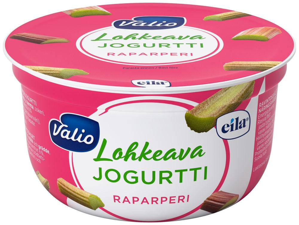 Lohkeava jogurtti raparperi Valio Eila 150g - Jogurtit | Kauppahalli24  BUSINESS