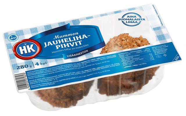 Ohut jauhelihapihvi maustevoilla Findus Dagens 340g - Pyörykät, pihvit ja  ohukaiset | Kauppahalli24 BUSINESS