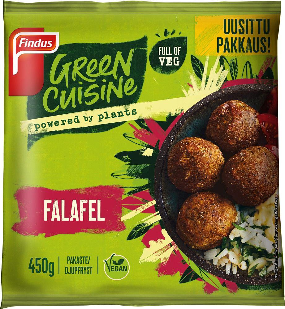 Falafel Findus Green Cuisine 450g - Pyörykät, pihvit ja ohukaiset |  Kauppahalli24 BUSINESS
