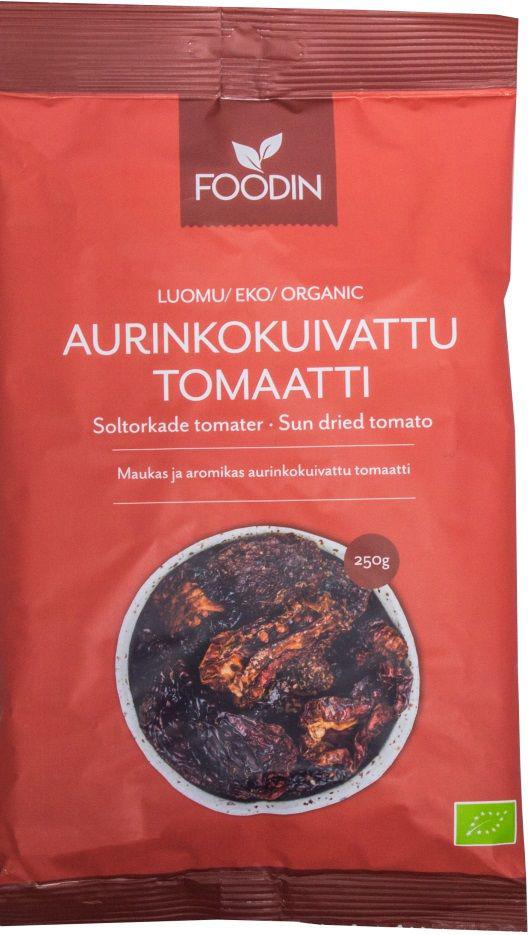 Aurinkokuivattu tomaatti luomu Foodin 200g - Säilykkeet | Luomun tarina