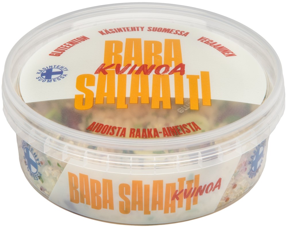 Kvinoa tuoresalaatti luomu Baba 200g - Salaatit | Luomun tarina