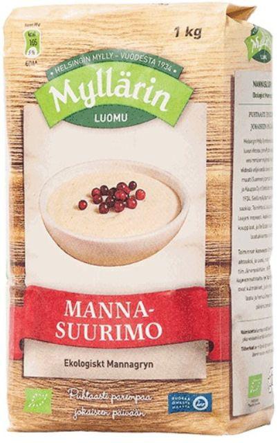 Mannasuurimo luomu Myllärin 1kg - Hiutaleet ja suurimot | Luomun tarina