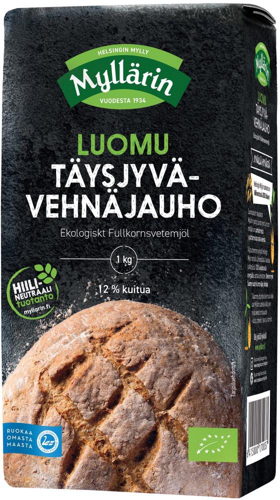 100% täysjyvävehnäjauho luomu Myllärin 1kg - Jauhot ja rouheet | Luomun  tarina